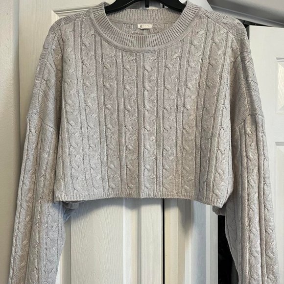 Garage Cable Knit Crew - Picture 1 of 2